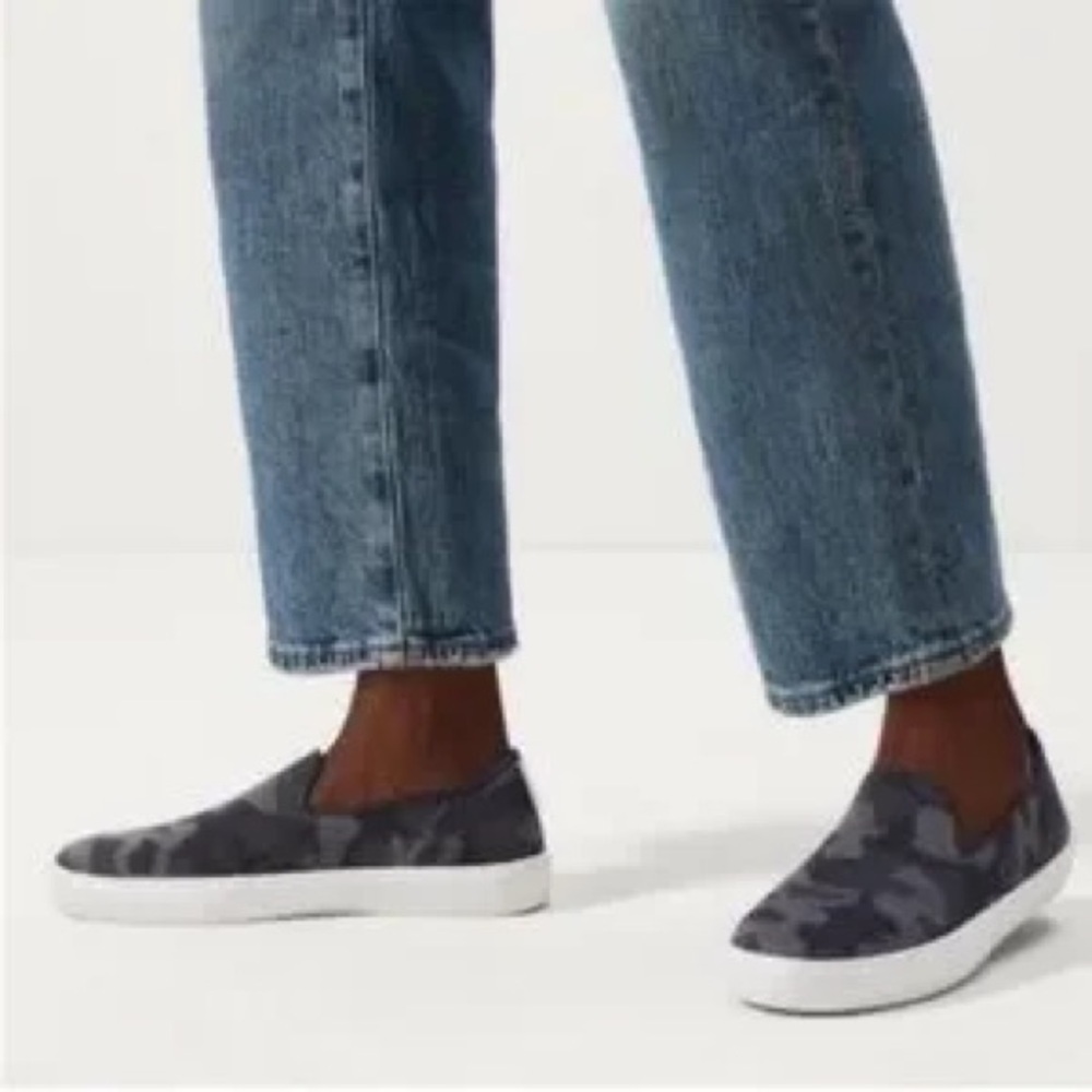 Rothy’s The Original Grey Slip On Camo Print